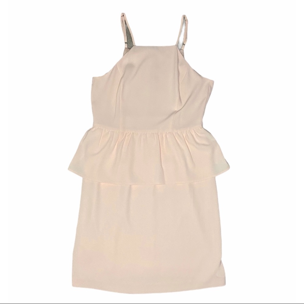 Gianna Bini Light Pink Peplum Dress - Picture 4 of 9